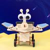Wissenschaftsexperiment DIY Solar Mond Rover mit wiederaufladbarem Motor für Kinder Wissenschaftliches Bildungsset