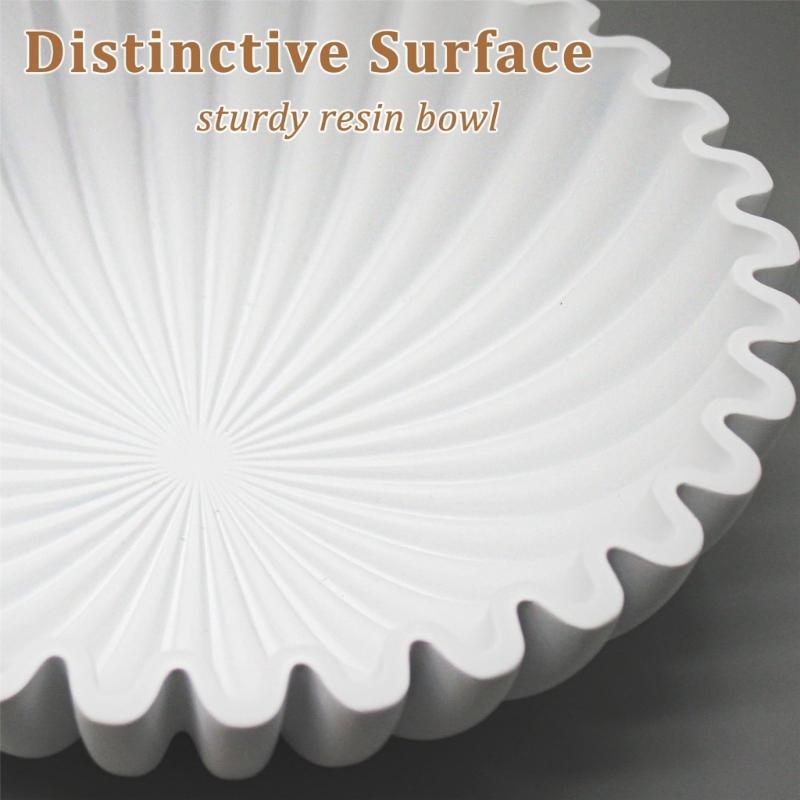 Large Decorative Bowl,Modern Handicraft Bowls Decorative Fruit Bowl for Kitchen Counter,Stylish Key Bowl for Entry Table
