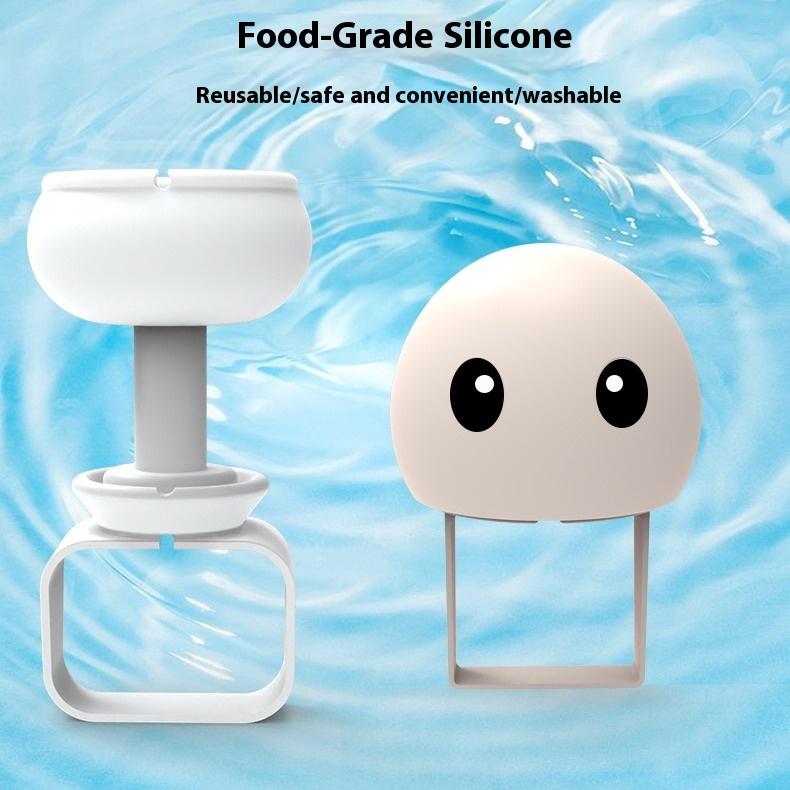 Cute Cartoon Silicone Charger Protector Portable Data Cable Winder Data Cable Buckle Binding Belt Desktop Cable Storage Buckle