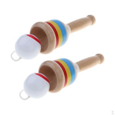 2 Pairs Cup and Ball Game Toy Adults Toss & Outdoor