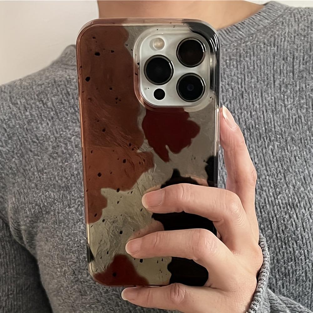 Vintage Splicing Color Blocks Clear Phone Case For iPhone 17 16 15 14 13 12 11 Pro Max 17 Air XS XR X 7 8 Plus Soft Cover