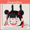 Mochila de Pelúcia Cartoon Nezha Com Alças de Ombro Acolchoadas Para Uso Diário