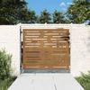 VidaXL Garden Gate, Patio Gate, Security Barrier, Outdoor Terrace Door, 85x75 Cm Corten Steel 153244