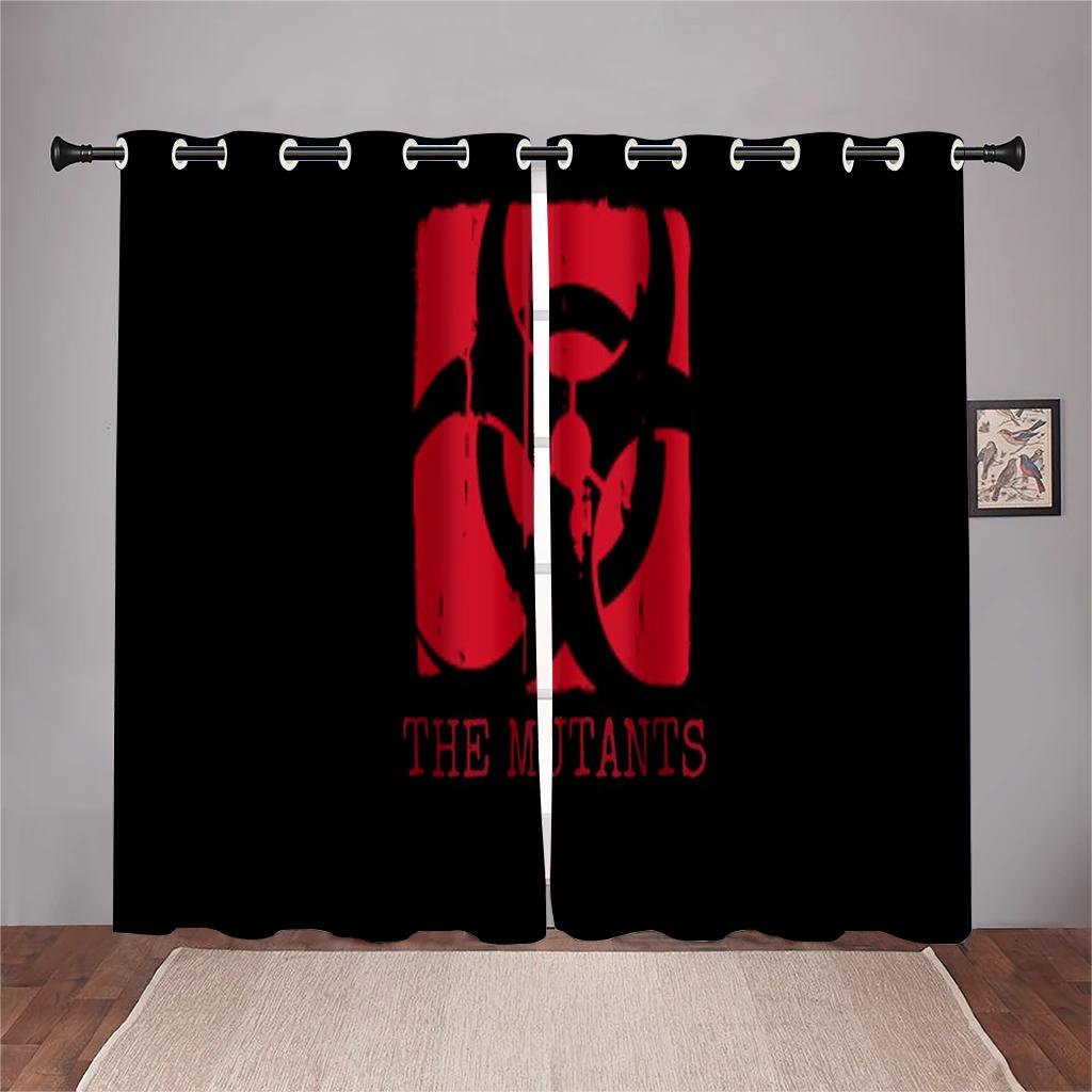 3D Cartoon Games Match League Logo Pattern Curtains 2 Panels Game Lovers Home Living Room Bedroom Balcony Decor