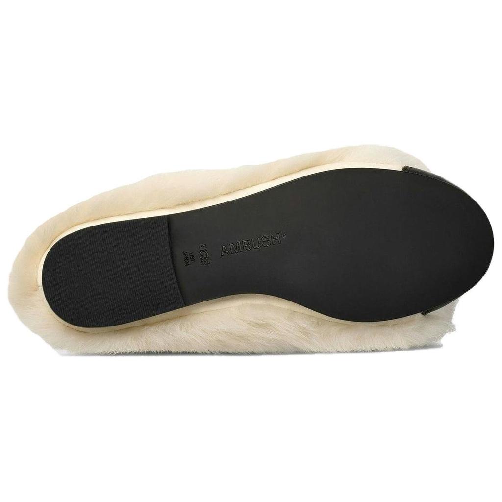 UGG AMBUSH x  Mary Jane White Women Sneakers 1172910-WHT
