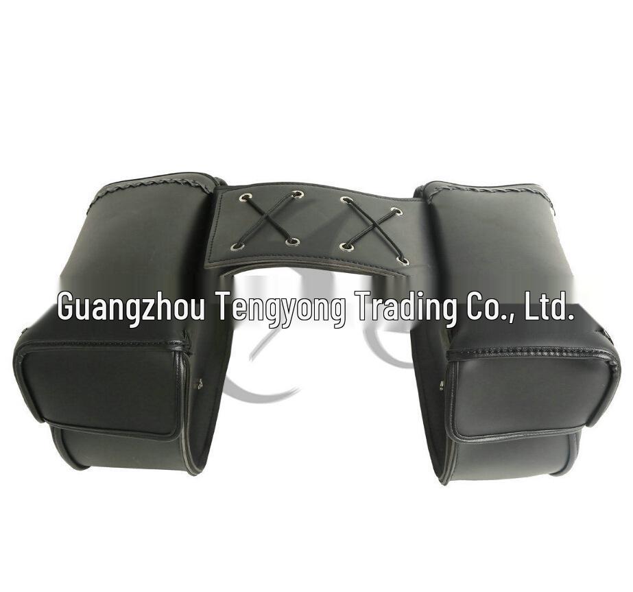 Harley Prince Genuine Leather Side Bag for Cruiser & Motorcycle