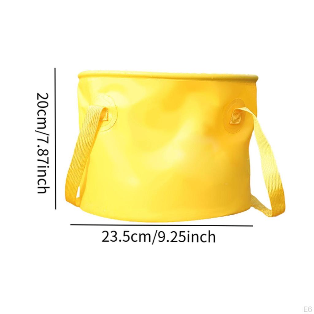 Collapsible Bucket Container Portable Multipurpose Lightweight Wash Basin Basket for Boating Fishing