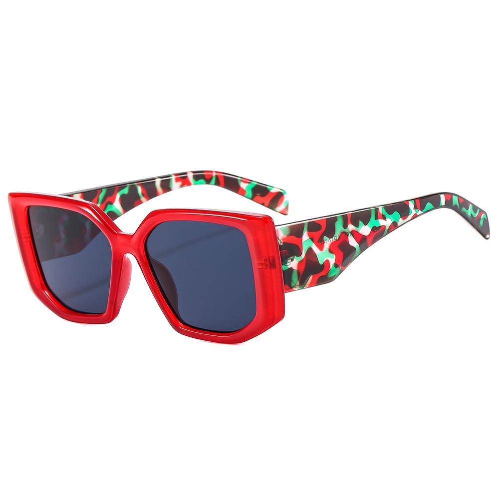 Fashion Polygon Square Shape for Women Candy Color Sunglasses Sunglasses UV400 Vintage Retro Trending Men Blue Champagne Sun Eyeglasses