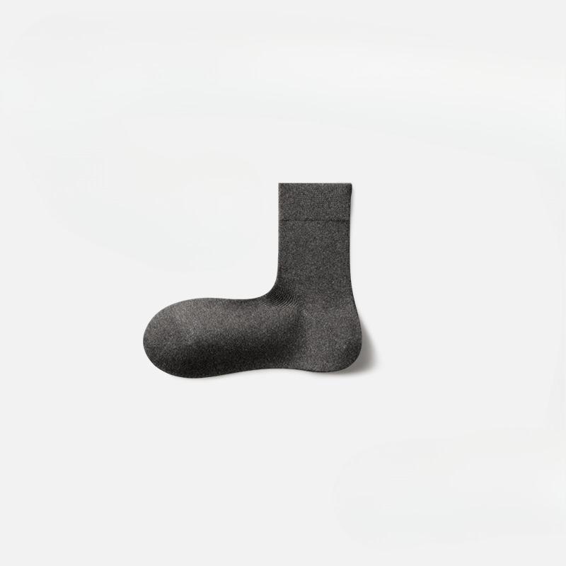 Cotton Socks, Women's Mid-calf Socks, Pure Cotton Autumn and Winter Pile Socks, Cotton White Socks
