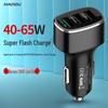 Multi-Device Car Charger: Compatible with Huawei 40W, OPPO, OnePlus Flash Charge, and QC3 Fast Charging Protocols.