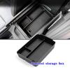 For Hyundai Santa Fe 2024 2025 Black Armrest Storage Box Cup Holder Anti Dirt Pad Organizer Tidying Car Interior Accessories