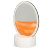 Moving Sand Art Round Frame 3D Transparent Glass Battery USB Powered Lights Dynamic Sand Picture for Family   Cafe