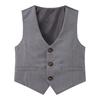 European & American Style Boys' Gentleman Vest & Bow Tie Party Set