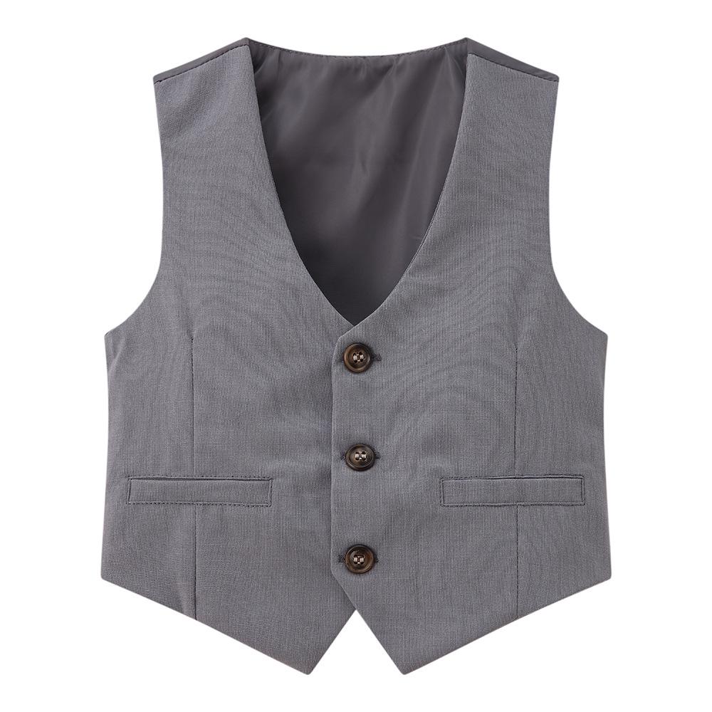 European & American Style Boys' Gentleman Vest & Bow Tie Party Set