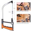 12Pcs Multi-Purpose Hand Saw Kit Hacksaw Woodworking Tools