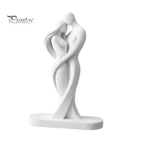 Nahtlose Spleißkunst Statue Abstrakte Menschenkörper Statue, Weibliche Figur Umarmende Liebes Skulptur, 3D Einteilige Formgebung Warme Berührung Form für