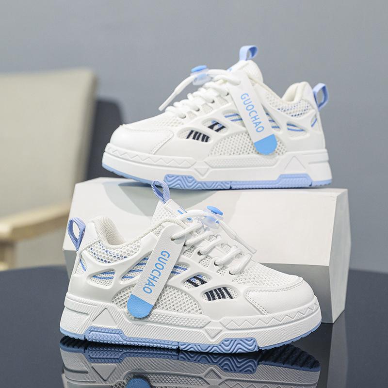 Classmates Girls Summer 2025 New Children's Sneakers Breathable Mesh Girls Board Shoes Middle and Older Children's Summer Mesh Shoes