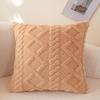 Plush Solid Color Pillow Bed Bedside Pillow Core Sofa Pillow