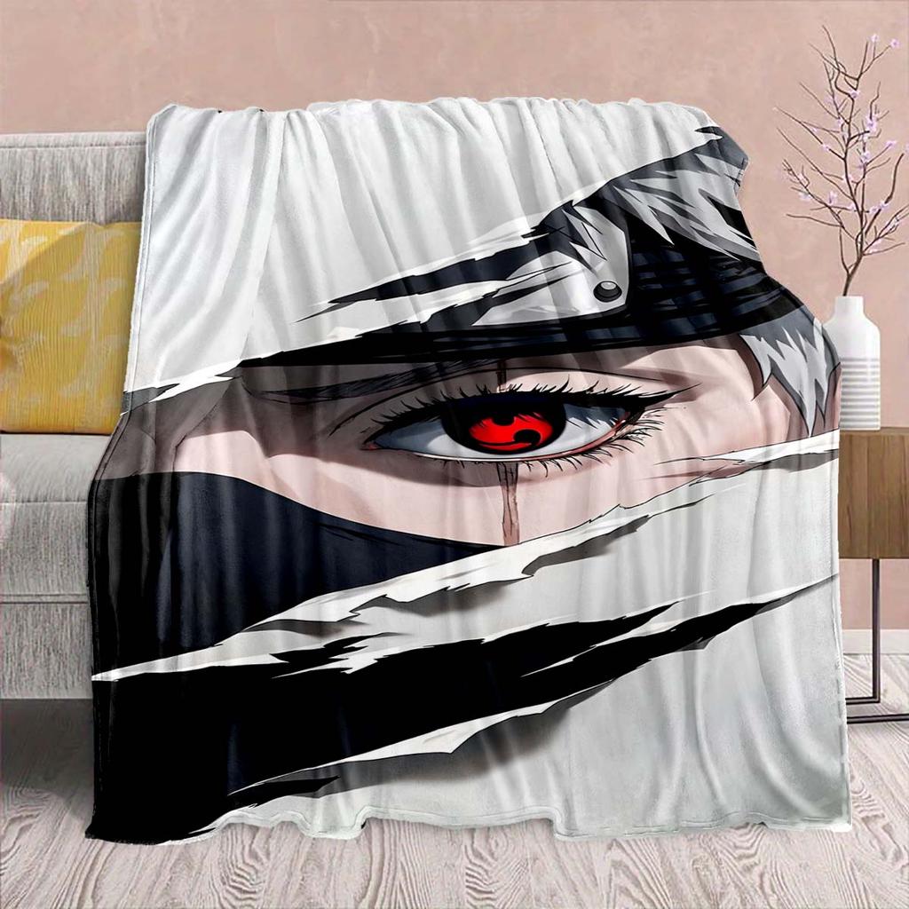 Naruto Anime Flanelová deka - Měkká teplá ideální na pohovku, do postele, na kempování, cestování, do kanceláře, domácí dekorace -QJY