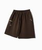 GAKKAI UNIONS Village Sweat Bermuda Pants Brown