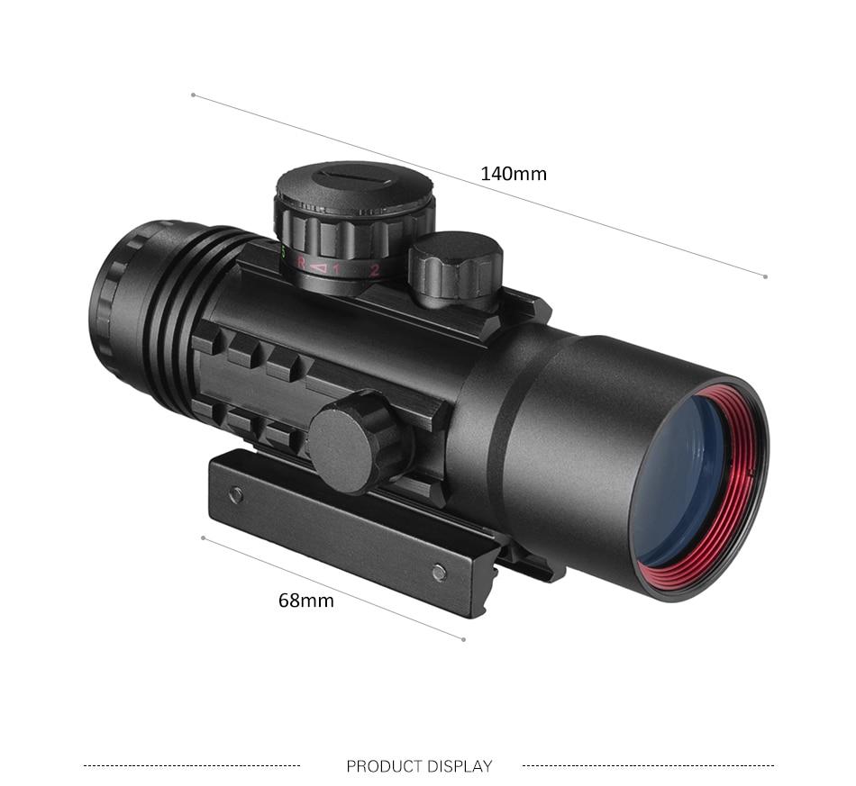 Diana 4X33 Tactical Optical Scope Green Red Cross Illuminated Scope Hunting Scope