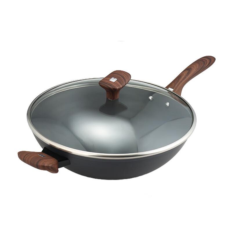 Alluflon Volcano Series Refined Iron Wok