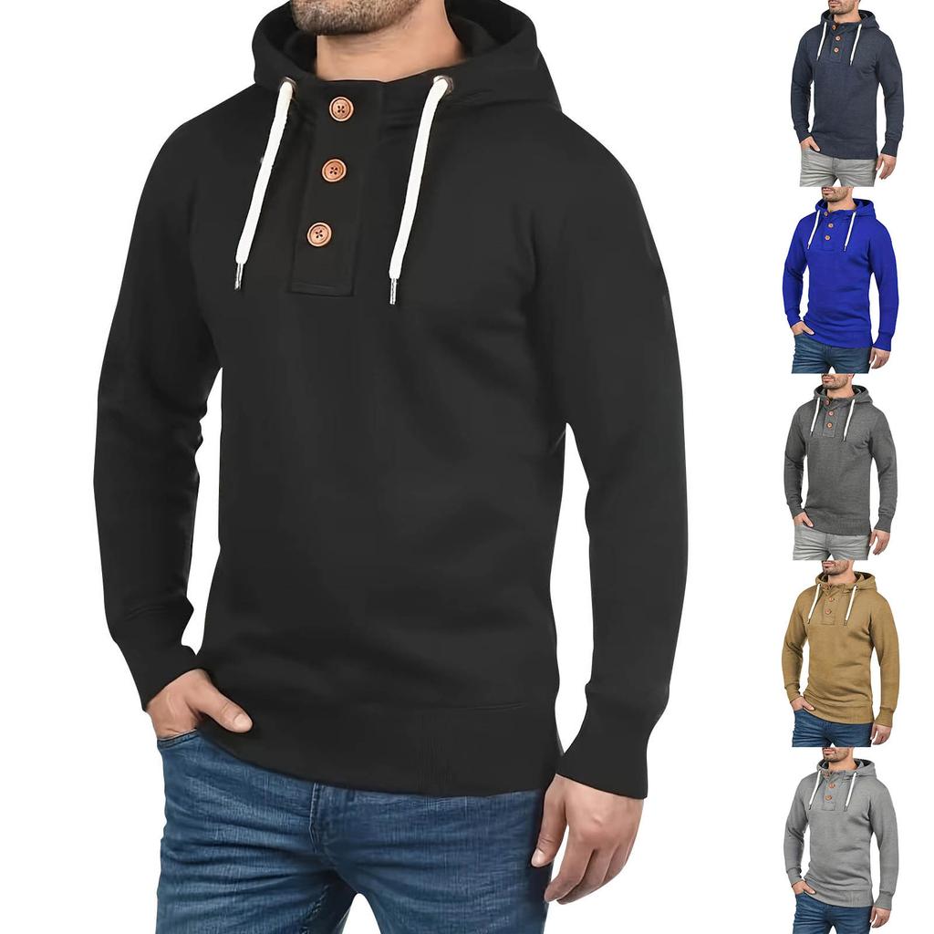 Autumn Men's Large Hooded Digital Printed Sweater New Large Basic Sweater