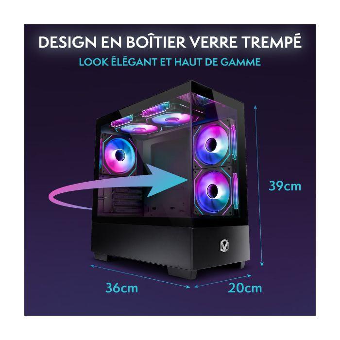 Vibox I-96 PC Gamer Complet • Ecran 22" • AMD Ryzen 3 3200G • Vega 8 • 8 Go RAM • 480 Go SSD • Sistem de Operare Linux • WiFi