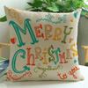 Modern Minimalist Cartoon Christmas Cushion Cover Christmas Sofa Decoration Cotton Linen Pillow Case Elk Christmas Gifts Cojines