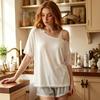 Pajamas Women's Summer Modal High-end Short-sleeved Shorts Pure Desire Sweet Loungewear Set