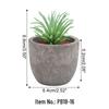 Indoor Retro Succulent Bonsai Fake Flower Ornament for Home and Living Room Décor