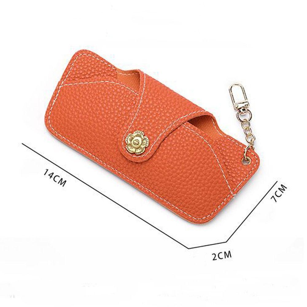 Retro Anti Pressure PU Leather Sunglasses Storage Bag Protective Sleeve Spectacle Case Glasses Case