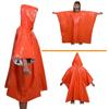 Emergency Raincoat Survival Gear for Camping, Thermal Insulation Blanket, Outdoor Rescue Kit