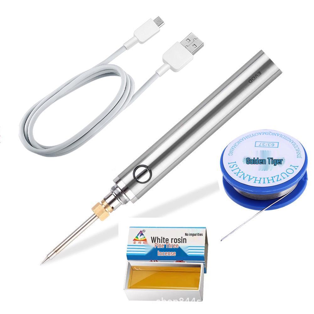 USB Rechargeable Low Voltage Soldering Iron Pen for DIY & Student Experiments