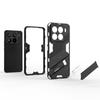 Pour Xiaomi 15 Pro Coque PC+TPU Antichoc Housse de Téléphone avec Béquille