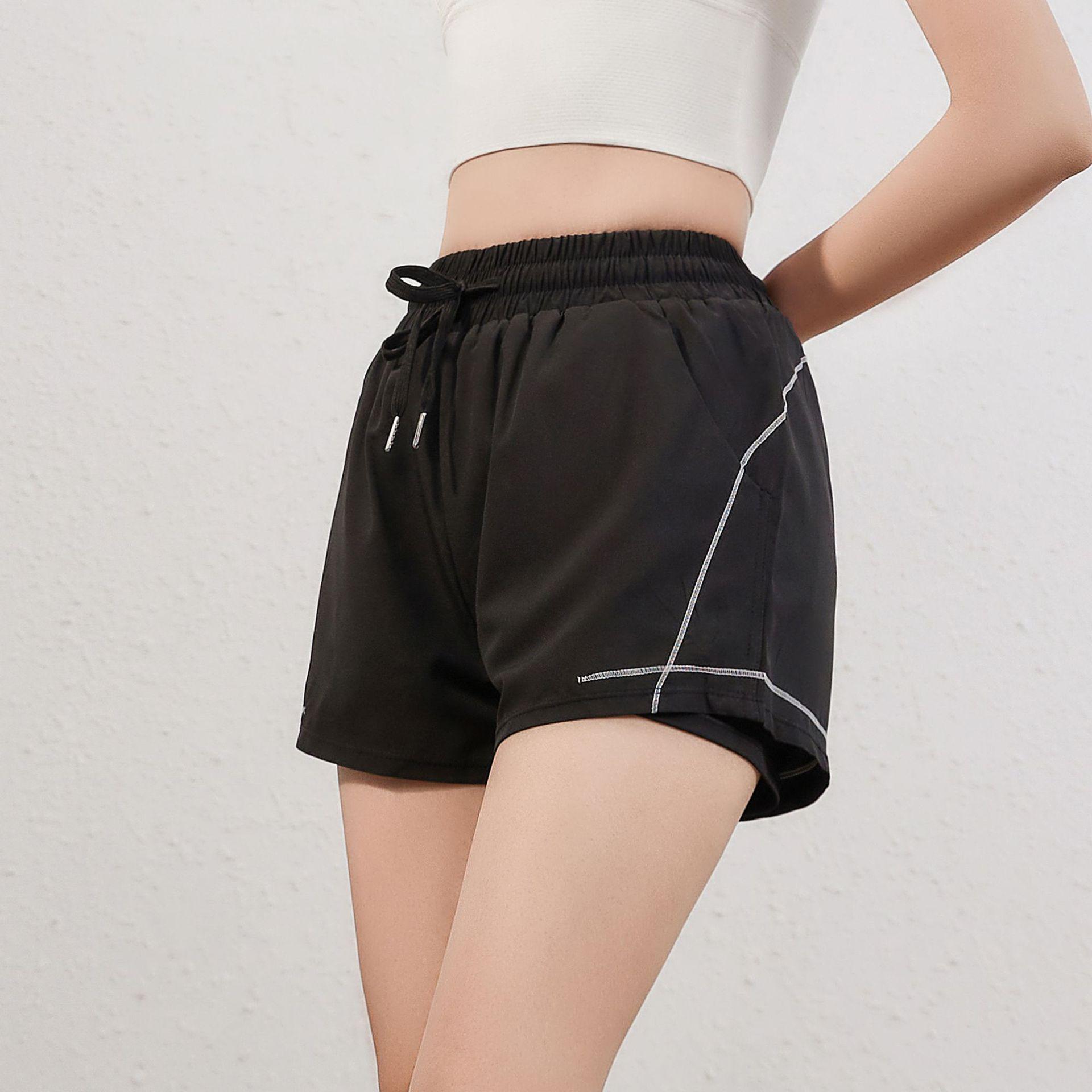 Women s High-Waisted Quick-Dry Casual Yoga Pants with Pockets Small