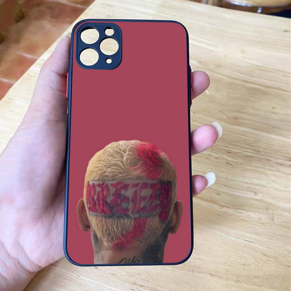 C-Chris Brown 11 Mattes Cover Handyhülle Für iPhone 16 15 14 11 12 13 Mini Pro Max X XR XS stoßfest