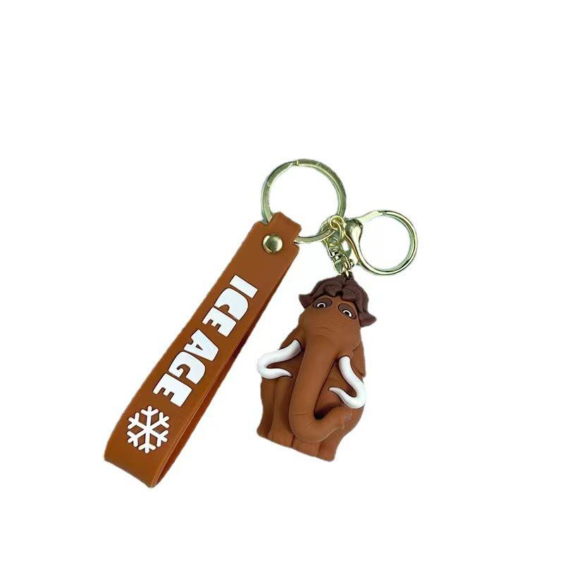 Portachiavi Animale Cartone Animato Era Glaciale: Portachiavi e Ciondolo per Borsa a Forma di Macchina Carina - Regalo Perfetto