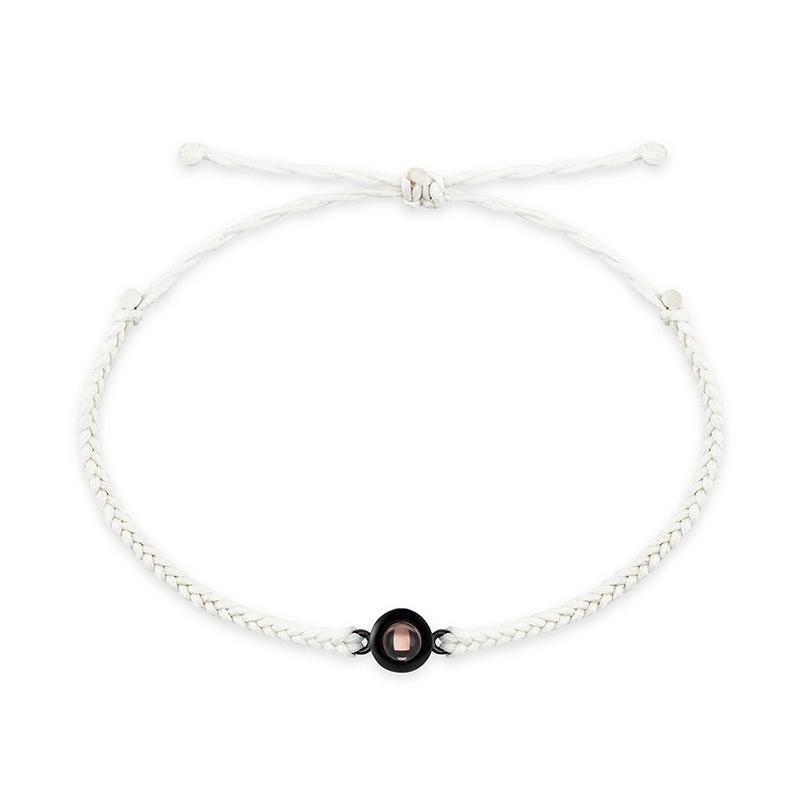 Projekční náramek Personalizované ručně vyráběné náramky pro pár Rodinný přítel Vánoční dárky k Valentýnu