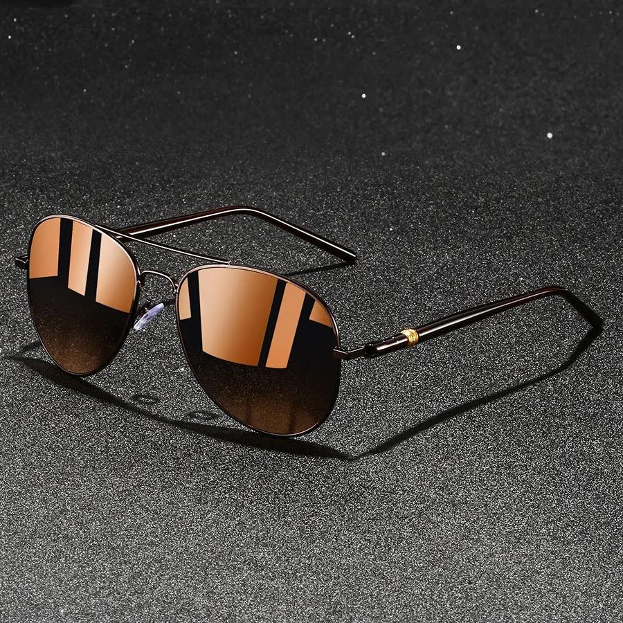 Fashion Aviator Polarized Sunglasses For Men Women Pilot Driving Fishing Metal Sun Glasses Luxury Brand Designer Eyewear UV400