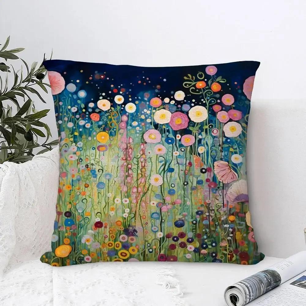 Wildflower Pillow Case High Quality Home Textile Double-sided Printing Short Plush Cushion Decoration Pillow Cover