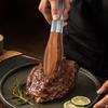 Wood Head Salad Bread Dessert Tong Stainless Steel Handle Food Clamp Barbecue Clips  Cooking