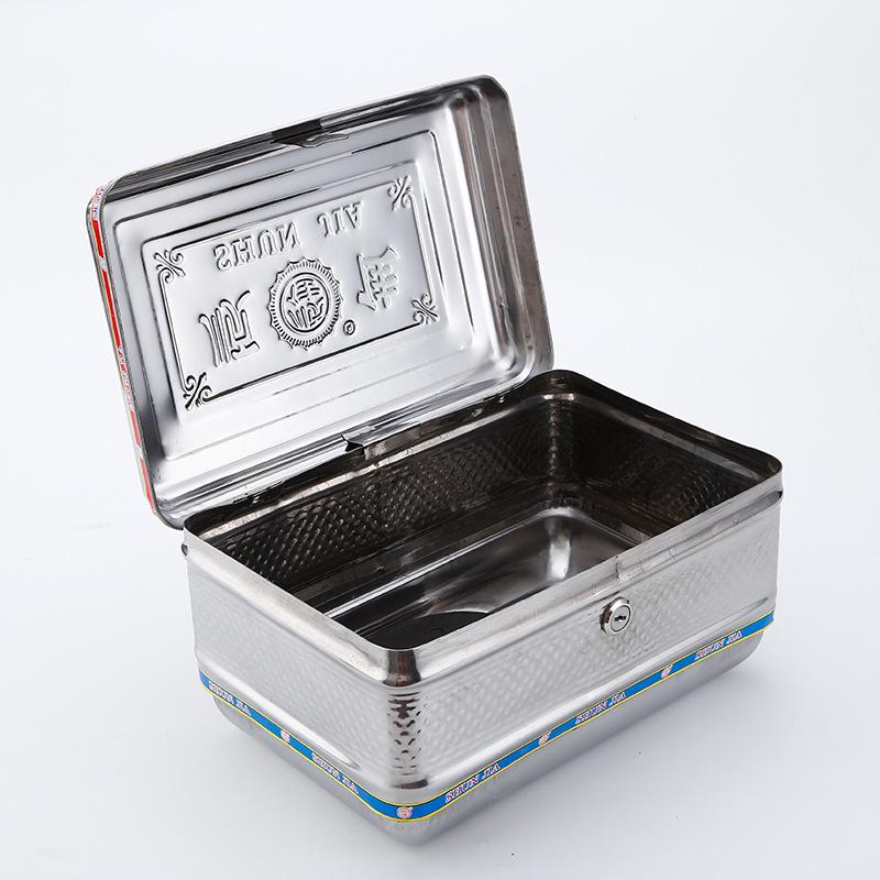 Premium Stainless Steel Motorcycle Tail Box with Thickened Screw Fixing