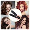 Double Brush Comb,Hair Straightening Brush Double Sided Hair Straightening Comb Heat Resistant Hair Straightening Brush With Handle