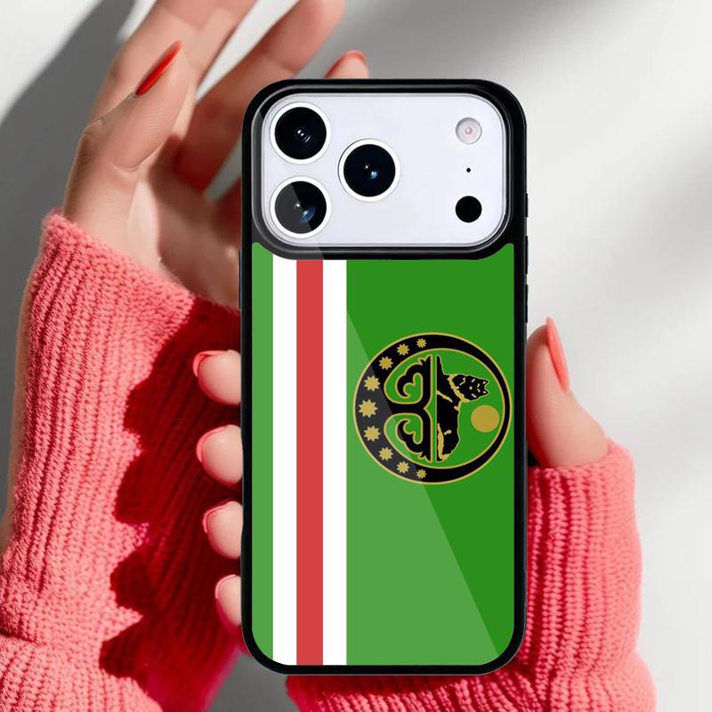 Chechen Chechnya Flag Phone Case for iPhone 17 16 15 14 13 Pro Max Back Cover for 12 11 Pro Coque