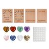 Novelty Valentines Cards Heart Shape Crystal Personalized Love Expression Transform Your Emotion Into Distinctive Love