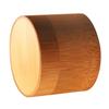 Bamboo Tea Cans Tube Storage Canister Friendly Gift Natural Stylish Lid Seal Jars - Brown,