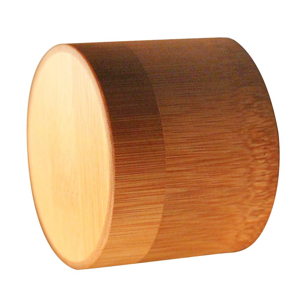Bamboo Tea Cans Tube Storage Canister Friendly Gift Natural Stylish Lid Seal Jars - Brown,
