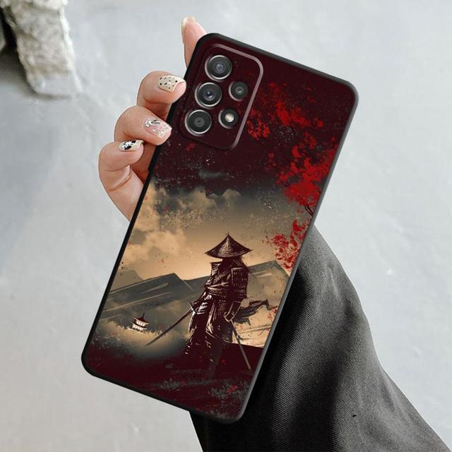 Japanese Samurai Game Art Case For Samsung Galaxy A14 A73 A53 A71 A51 A31 A33 A22 A12 A21s A13 A32 A52s A72 A52 A23