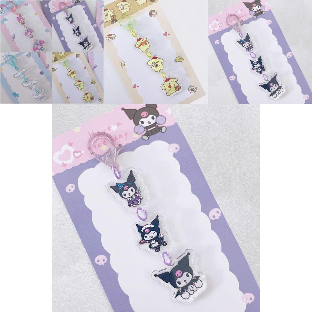 High Quality Sanrio Cartoon Character Keyring Acrylic Keychain